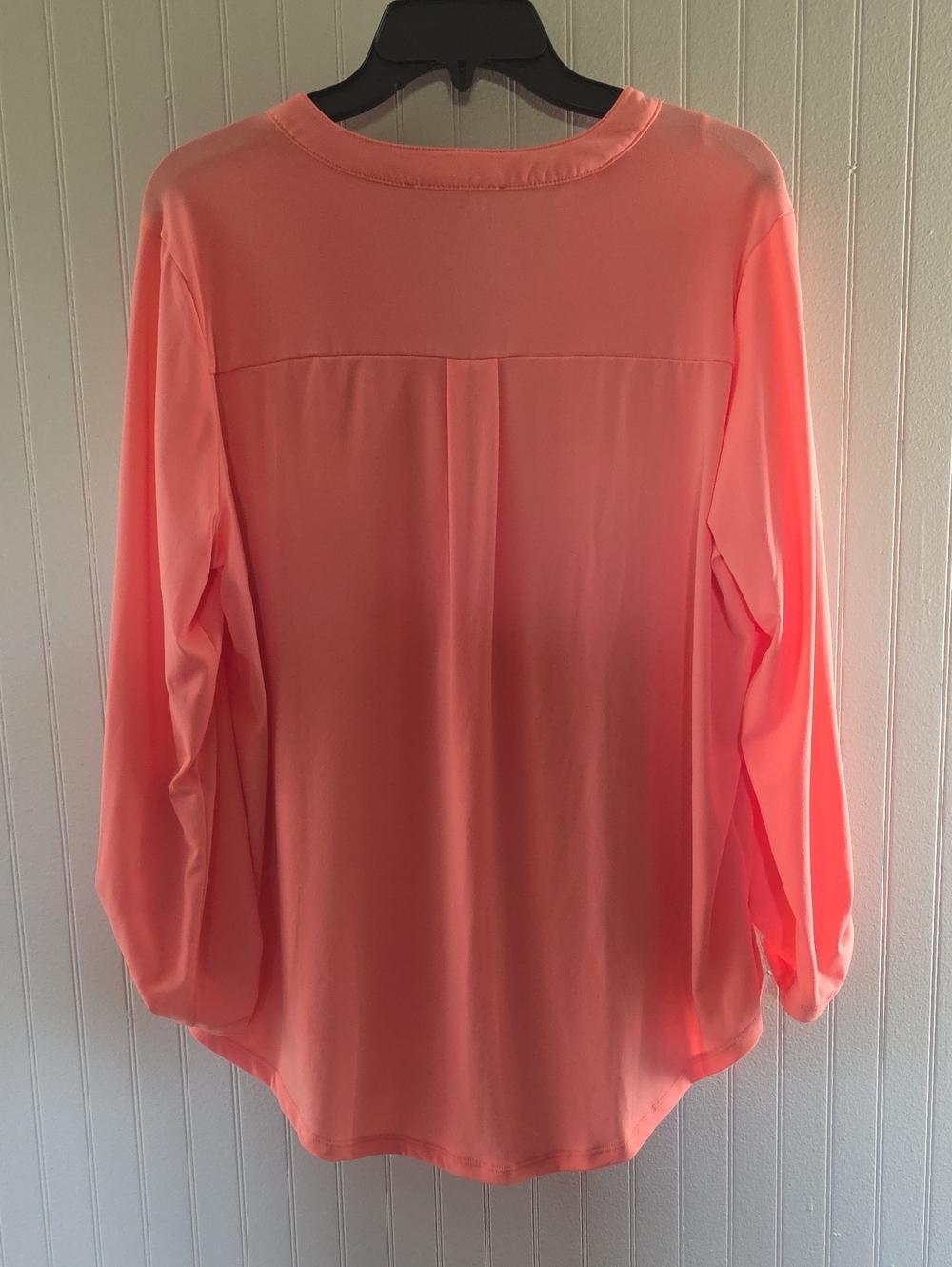 Michael Kors Coral Pink Blouse XL - Picture 3 of 6